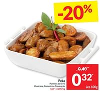 Promotions Peka pommes de terre mexicaine, romarin ou provençale - Peka - Valide de 21/05/2024 à 26/05/2024 chez Intermarche