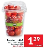 Promotions Tomates cocktail - Belorta - Valide de 21/05/2024 à 26/05/2024 chez Intermarche