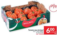 Promotions Tomates coeur de boeuf - Belorta - Valide de 21/05/2024 à 26/05/2024 chez Intermarche