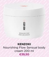 Promoties Kenzoki nourishing flow sensual body cream - Kenzoki - Geldig van 20/05/2024 tot 26/05/2024 bij ICI PARIS XL