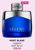 Promoties Mont blanc legend edp - Mont Blanc - Geldig van 20/05/2024 tot 26/05/2024 bij ICI PARIS XL