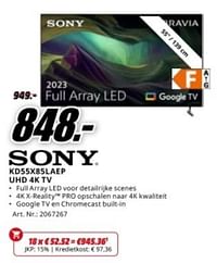 Sony kos5x85laep uhd 4k tv-Sony