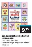 Promoties 101 superschattige kawaii tekeningen - Huismerk - Boekenvoordeel - Geldig van 18/05/2024 tot 26/05/2024 bij BoekenVoordeel