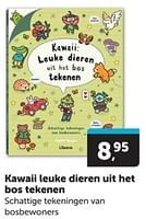 Promoties Kawaii leuke dieren uit het bos tekenen - Huismerk - Boekenvoordeel - Geldig van 18/05/2024 tot 26/05/2024 bij BoekenVoordeel