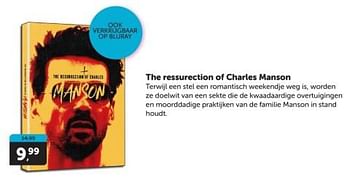 Promoties The ressurection of charles manson - Huismerk - Boekenvoordeel - Geldig van 18/05/2024 tot 26/05/2024 bij BoekenVoordeel