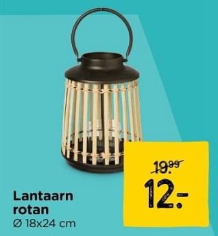Promoties Lantaarn rotan - Huismerk - Xenos - Geldig van 17/05/2024 tot 20/05/2024 bij Xenos
