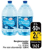 Promoties Bergbronwater cora - Huismerk - Cora - Geldig van 21/05/2024 tot 27/05/2024 bij Cora