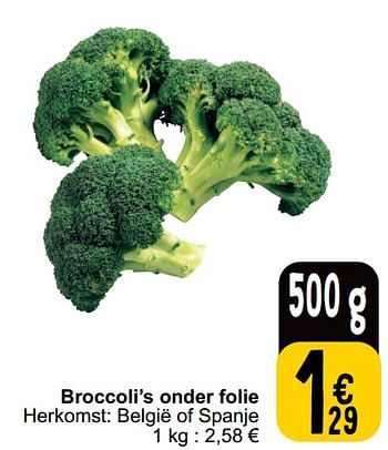 Promoties Broccoli`s onder folie - Huismerk - Cora - Geldig van 21/05/2024 tot 27/05/2024 bij Cora