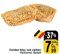 Promoties Cordon bleu van varken - Huismerk - Cora - Geldig van 21/05/2024 tot 27/05/2024 bij Cora