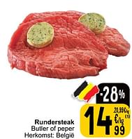 Promoties Rundersteak - Huismerk - Cora - Geldig van 21/05/2024 tot 27/05/2024 bij Cora