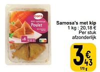 Promoties Samosa`s met kip - Huismerk - Cora - Geldig van 21/05/2024 tot 27/05/2024 bij Cora