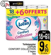 Toiletpapier lotus confort collection-Lotus Nalys