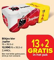 Promoties Blikjes bier jupiler - Jupiler - Geldig van 22/05/2024 tot 28/05/2024 bij Carrefour