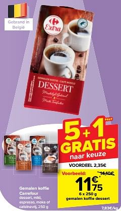 Promotions Gemalen koffie dessert - Produit maison - Carrefour  - Valide de 22/05/2024 à 28/05/2024 chez Carrefour