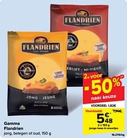 Promoties Jonge kaas in sneetjes - Flandrien  - Geldig van 22/05/2024 tot 28/05/2024 bij Carrefour