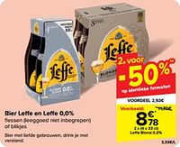 Promoties Leffe blond - Leffe - Geldig van 22/05/2024 tot 28/05/2024 bij Carrefour
