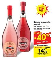 Promoties Martini bellini - Martini - Geldig van 22/05/2024 tot 28/05/2024 bij Carrefour