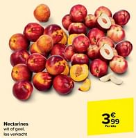 Promoties Nectarines - Huismerk - Carrefour  - Geldig van 22/05/2024 tot 28/05/2024 bij Carrefour