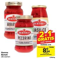 Promoties Pastasaus pecorino - Bertolli - Geldig van 22/05/2024 tot 28/05/2024 bij Carrefour