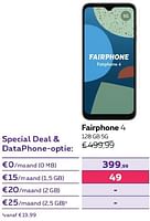 Promoties Fairphone 4 128 gb 5g - Fairphone - Geldig van 13/02/2024 tot 31/07/2024 bij Proximus