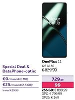 Promoties Oneplus 11 128 gb 5g - OnePlus - Geldig van 13/02/2024 tot 31/07/2024 bij Proximus