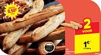 Promoties Wit stokbrood - Huismerk - Carrefour  - Geldig van 22/05/2024 tot 28/05/2024 bij Carrefour