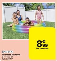 Promoties Zwembad rainbow - Intex - Geldig van 22/05/2024 tot 28/05/2024 bij Carrefour