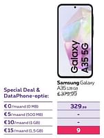 Promoties Samsung galaxy a35 128 gb - Samsung - Geldig van 13/02/2024 tot 31/07/2024 bij Proximus