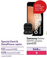 Promoties Samsung galaxy s23 fe 128 gb 5g - Samsung - Geldig van 13/02/2024 tot 31/07/2024 bij Proximus