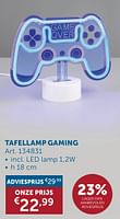 Promoties Tafellamp gaming - Huismerk - Zelfbouwmarkt - Geldig van 21/05/2024 tot 17/06/2024 bij Zelfbouwmarkt