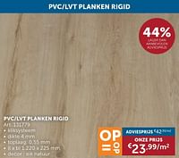 Promoties Pvc-lvt planken rigid - Huismerk - Zelfbouwmarkt - Geldig van 21/05/2024 tot 17/06/2024 bij Zelfbouwmarkt