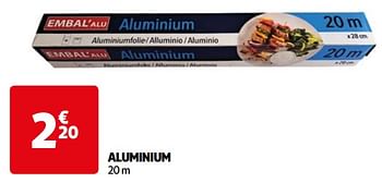 Promoties Aluminium - Embal'Alu - Geldig van 22/05/2024 tot 27/05/2024 bij Auchan