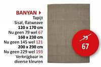 Banyan tapijt-Huismerk - Weba