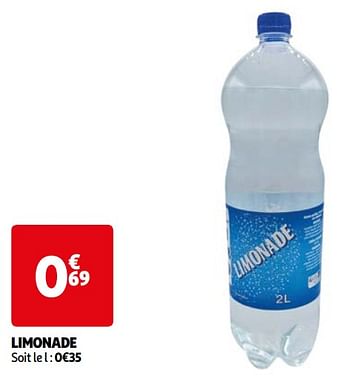 Promoties Limonade - Huismerk - Auchan - Geldig van 22/05/2024 tot 27/05/2024 bij Auchan