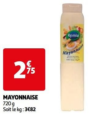 Promoties Mayonnaise - Remia - Geldig van 22/05/2024 tot 27/05/2024 bij Auchan
