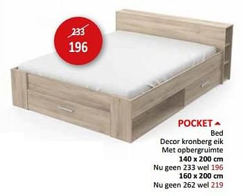 Promoties Pocket bed - Huismerk - Weba - Geldig van 17/05/2024 tot 27/06/2024 bij Weba