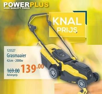 Promoties Powerplus grasmaaier - Powerplus - Geldig van 16/05/2024 tot 05/06/2024 bij Cevo Market