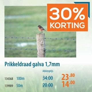 Promoties Prikkeldraad galva - Huismerk - Cevo - Geldig van 16/05/2024 tot 05/06/2024 bij Cevo Market