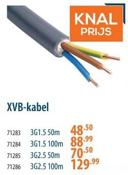 Promoties Xvb-kabel - Huismerk - Cevo - Geldig van 16/05/2024 tot 05/06/2024 bij Cevo Market