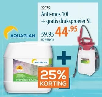 Promoties Anti mos + gratis druksproeier - Aquaplan - Geldig van 16/05/2024 tot 05/06/2024 bij Cevo Market
