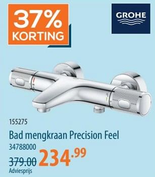 Promoties Bad mengkraan precision feel - Grohe - Geldig van 16/05/2024 tot 05/06/2024 bij Cevo Market