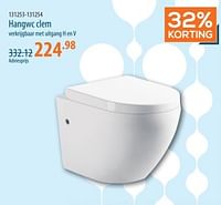 Promoties Hang wc clem - Huismerk - Cevo - Geldig van 16/05/2024 tot 05/06/2024 bij Cevo Market