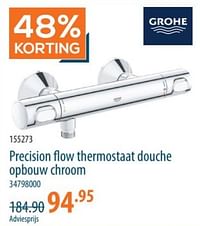 Precision flow thermostaat douche opbouw chroom-Grohe