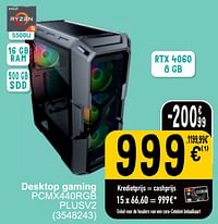 Desktop gaming pcmx440rgb plusv2-Huismerk - Cora
