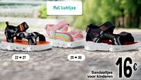Promoties Sandaaltjes voor kinderen - Huismerk - Cora - Geldig van 21/05/2024 tot 03/06/2024 bij Cora