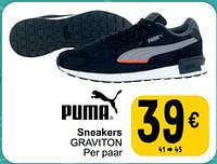 Promoties Sneakers graviton - Puma - Geldig van 21/05/2024 tot 03/06/2024 bij Cora