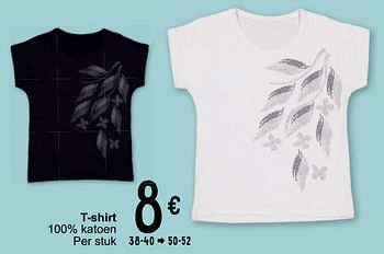 Promoties T shirt - Huismerk - Cora - Geldig van 21/05/2024 tot 03/06/2024 bij Cora