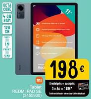 Promoties Xiaomi redmi tablet redmi pad se - Xiaomi - Geldig van 21/05/2024 tot 03/06/2024 bij Cora