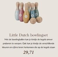 Little dutch bowlingset-Little Dutch