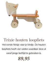 Trixie houten loopfiets-Trixie